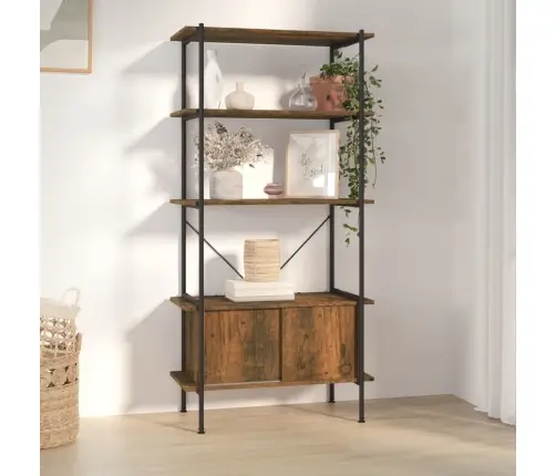 5-Līmeņu Plaukts Ar Skapīti, 80X40X163 Cm Vidaxl