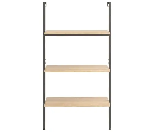 Atremiama Lentyna, 3 Pakopų, Šviesiai Ruda/Juoda, 64X35X120,5Cm