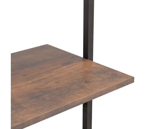 Atremiama Lentyna, 3 Pakopų, Tamsiai Ruda/Juoda, 64X35X120,5Cm