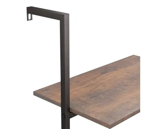 Atremiama Lentyna, 3 Pakopų, Tamsiai Ruda/Juoda, 64X35X120,5Cm
