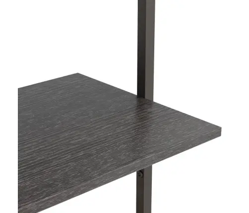 4-Līmeņu Slīps Plaukts, Melns, 64X35X152,5 Cm Vidaxl