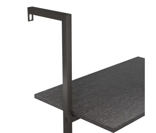 4-Līmeņu Slīps Plaukts, Melns, 64X35X152,5 Cm Vidaxl