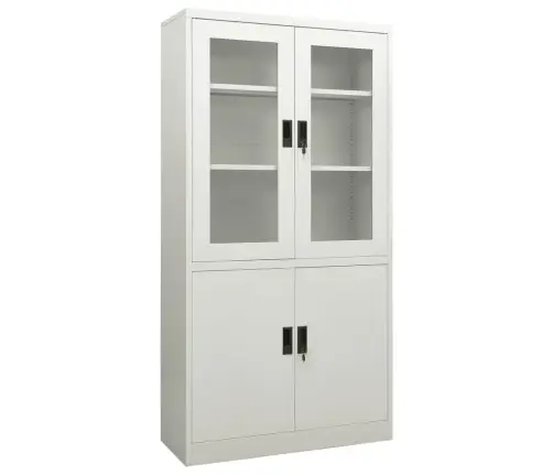 Biuro Spintelė, Šviesiai Pilkos Spalvos, 90X40X180cm Plienas