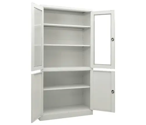 Biuro Spintelė, Šviesiai Pilkos Spalvos, 90X40X180cm Plienas