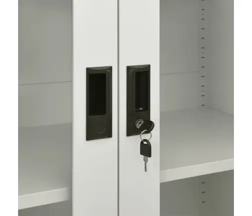 Biuro Spintelė, Šviesiai Pilkos Spalvos, 90X40X180cm Plienas