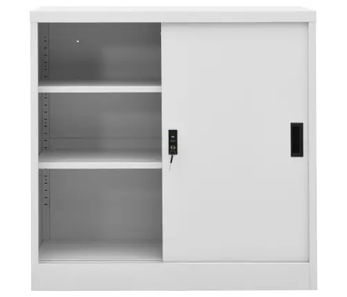 Kontorikapp Liuguksega, Helehall, 90 X 40 X 90 cm Teras