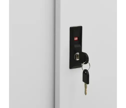 Kontorikapp Liuguksega, Helehall, 90 X 40 X 90 cm Teras