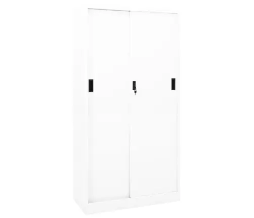 Kontorikapp Liuguksega, Valge, 90 X 40 X 180 cm Teras