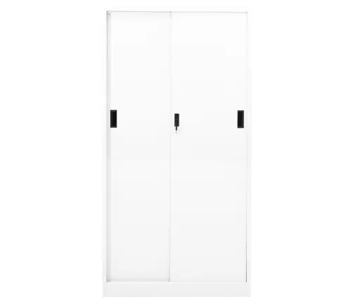 Kontorikapp Liuguksega, Valge, 90 X 40 X 180 cm Teras