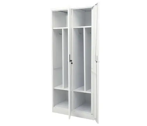 Skapis, 80X50X180 Cm, Gaiši Pelēks, Tērauds Vidaxl