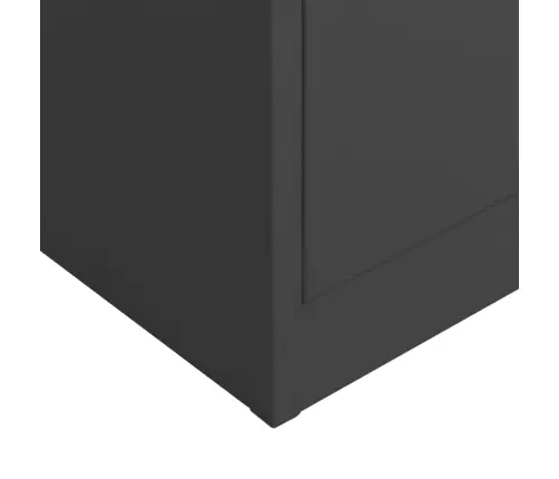 Ģērbtuves Skapis, 90X40X180 Cm, Antracītpelēks, Tērauds Vidaxl Ģērbtuves Skapis, 90X40X180 Cm, Antracītpelēks, Tērauds Vidaxl