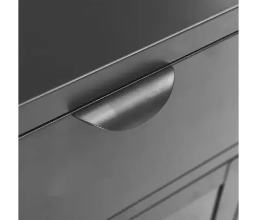 Naktsskapītis, 40X30X54,5 Cm, Antracītpelēks, Tērauds Un Stikls Vidaxl Naktsskapītis, 40X30X54,5 Cm, Antracītpelēks, Tērauds Un Stikls Vidaxl