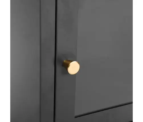 Naktsskapītis, 40X30X54,5 Cm, Antracītpelēks, Tērauds Un Stikls Vidaxl Naktsskapītis, 40X30X54,5 Cm, Antracītpelēks, Tērauds Un Stikls Vidaxl