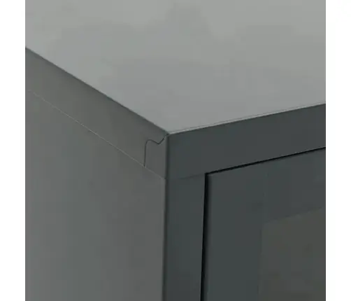 Tv Skapītis, Antracītpelēks, 105X35X52 Cm, Tērauds Un Stikls Vidaxl Tv Skapītis, Antracītpelēks, 105X35X52 Cm, Tērauds Un Stikls Vidaxl