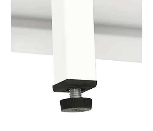 Kumode, Balta, 105X35X70 Cm, Tērauds Un Stikls Vidaxl