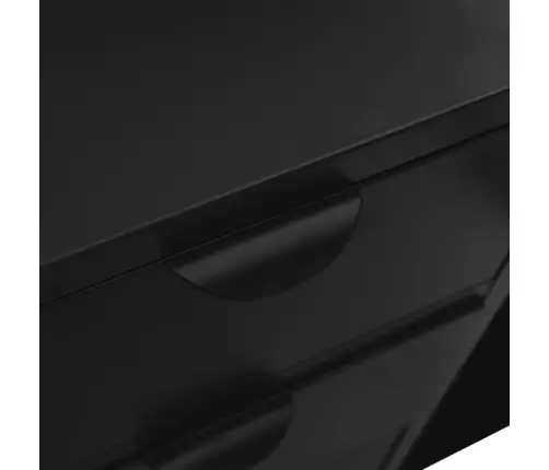 Kumode, Melna, 105X35X70 Cm, Tērauds Un Rūdīts Stikls Vidaxl Kumode, Melna, 105X35X70 Cm, Tērauds Un Rūdīts Stikls Vidaxl