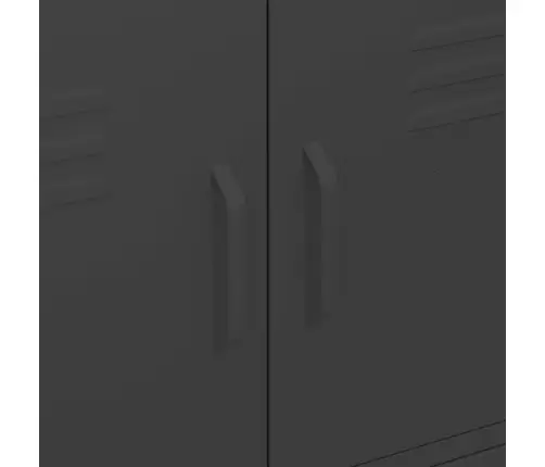 Skapītis, 80X35X101,5 Cm, Tērauds, Melns Vidaxl