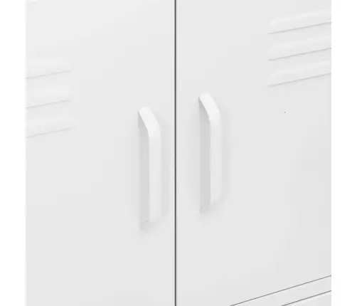 Sandėliavimo Spintelė, Baltos Spalvos, 80X35X101,5cm Plienas