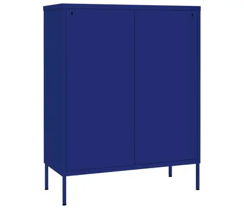 Spintelė Su Stalčiais, Tamsiai Mėlyna, 80X35X101,5cm Plienas