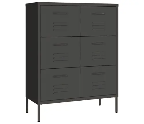 Kummut, Antratsiit, 80 X 35 X 101,5 cm Teras