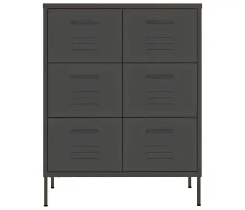 Kummut, Antratsiit, 80 X 35 X 101,5 cm Teras