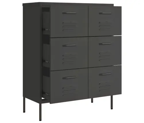 Kummut, Antratsiit, 80 X 35 X 101,5 cm Teras