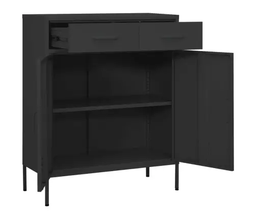 Sandėliavimo Spintelė, Antracito, 80X35X101,5cm Plienas