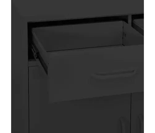 Sandėliavimo Spintelė, Antracito, 80X35X101,5cm Plienas