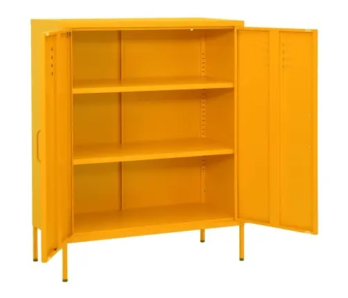 Hoiukapp, Sinepikollane, 80 X 35 X 101,5 cm Teras