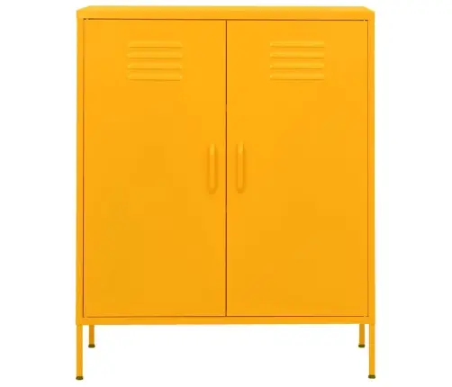 Hoiukapp, Sinepikollane, 80 X 35 X 101,5 cm Teras