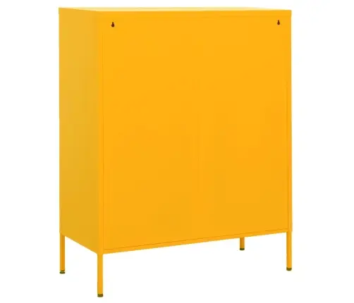 Hoiukapp, Sinepikollane, 80 X 35 X 101,5 cm Teras