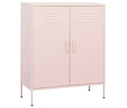 Sandėliavimo Spintelė, Rožinės Spalvos, 80X35X101,5cm Plienas