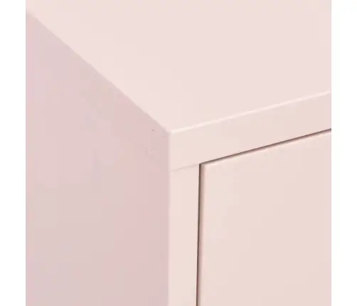 Sandėliavimo Spintelė, Rožinės Spalvos, 80X35X101,5cm Plienas