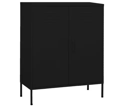 Skapītis, 80X35X101,5 Cm, Tērauds, Melns Vidaxl
