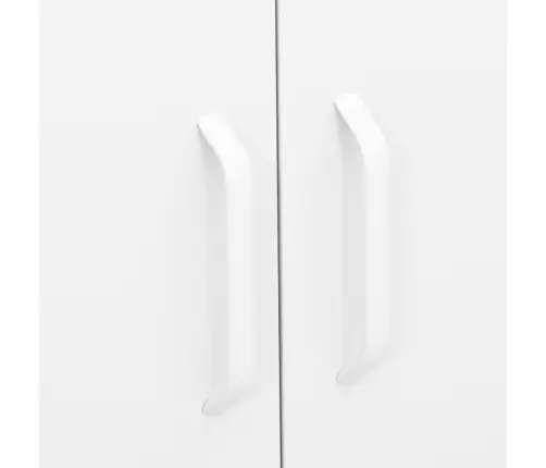 Skapītis, 80X35X101,5 Cm, Tērauds, Balts Vidaxl