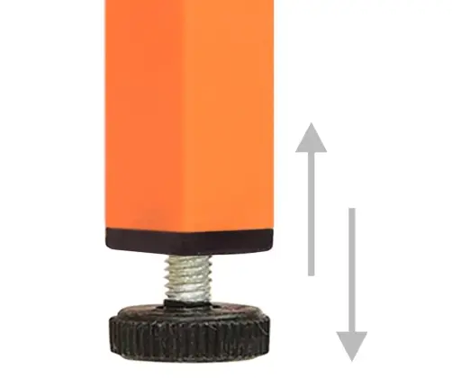 Skapītis, 80X35X101,5 Cm, Tērauds, Oranžs Vidaxl