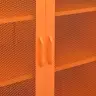 Skapītis, 80X35X101,5 Cm, Tērauds, Oranžs Vidaxl