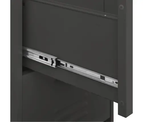 Skapītis, 42,5X35X101,5 Cm, Tērauds, Antracītpelēks Vidaxl