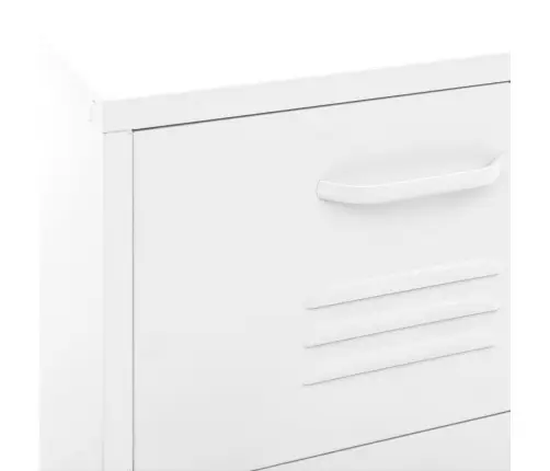 Skapītis, 42,5X35X101,5 Cm, Tērauds, Balts Vidaxl