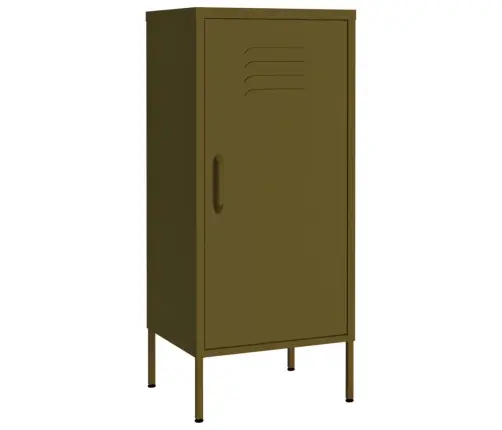 Skapītis, 42,5X35X101,5 Cm, Tērauds, Olīvu Zaļš Vidaxl