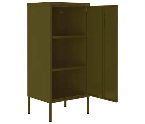 Skapītis, 42,5X35X101,5 Cm, Tērauds, Olīvu Zaļš Vidaxl