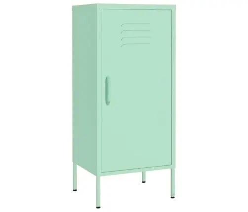 Skapītis, 42,5X35X101,5 Cm, Tērauds, Piparmētru Zaļš Vidaxl