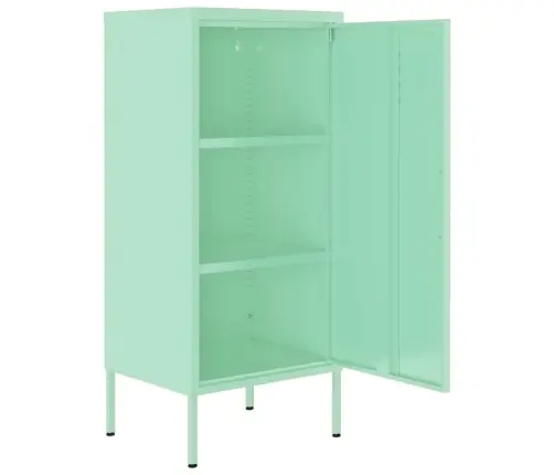 Skapītis, 42,5X35X101,5 Cm, Tērauds, Piparmētru Zaļš Vidaxl