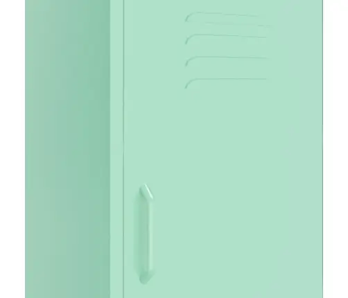 Skapītis, 42,5X35X101,5 Cm, Tērauds, Piparmētru Zaļš Vidaxl