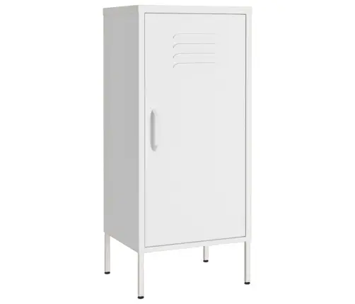 Skapītis, 42,5X35X101,5 Cm, Tērauds, Balts Vidaxl