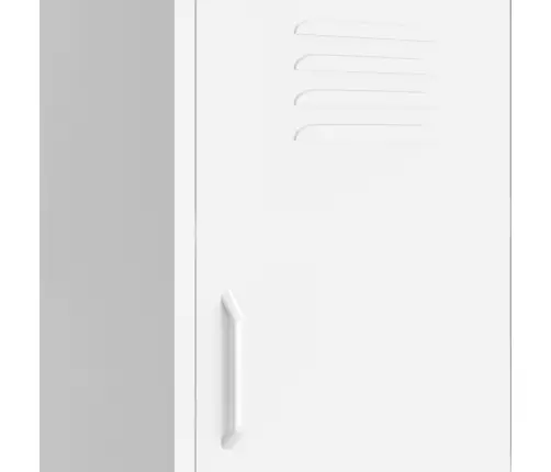 Skapītis, 42,5X35X101,5 Cm, Tērauds, Balts Vidaxl