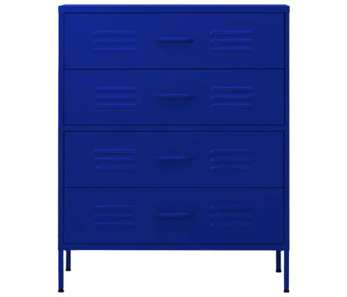 Kummut, Tumesinine, 80 X 35 X 101,5 cm Teras