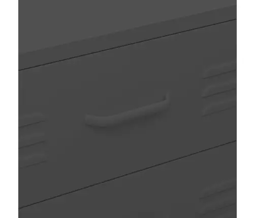 Skapītis Ar Atvilktnēm, 80X35X101,5 Cm, Tērauds, Antracītpelēks Vidaxl