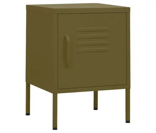 Naktinis Staliukas, Alyvuogių Žalias, 35X35X51cm Plienas