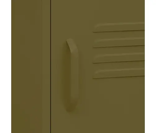 Naktinis Staliukas, Alyvuogių Žalias, 35X35X51cm Plienas